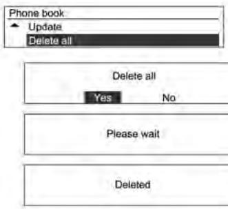 CHEVROLET TRAX - Avis relatif à la mise à jour des contacts - 1