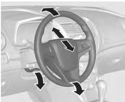 CHEVROLET TRAX - Réglage du volant - 1