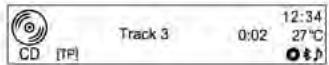 CHEVROLET TRAX - Menu CD  Track list (liste des morceaux) - 4