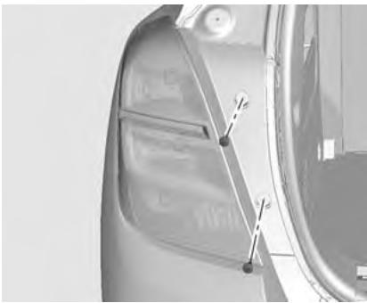 CHEVROLET TRAX - Feux arrêté, clignotants,   feux stop et deux de recul - 1