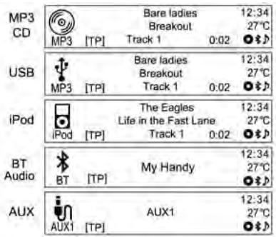 CHEVROLET TRAX - Selectionner la fonction Radio FM/AM ou DAB - 2