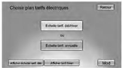 CHEVROLET VOLT - Sélection du plan tarifaire d'électricité - 1