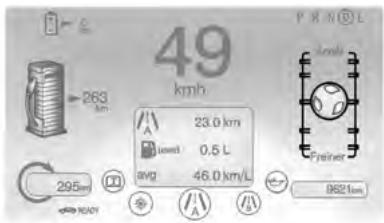 CHEVROLET VOLT - Indicateur d'efficacité de conduite - 1