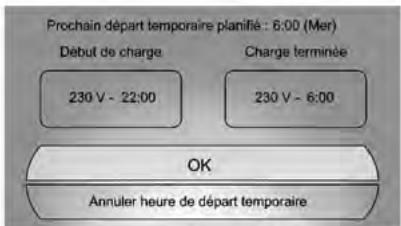 CHEVROLET VOLT - Contournement temporaire de l'heure de départ planifiée suivante - 3