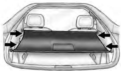 CHEVROLET VOLT - Autres aménagements de rangement plage arrière enroulable - 1