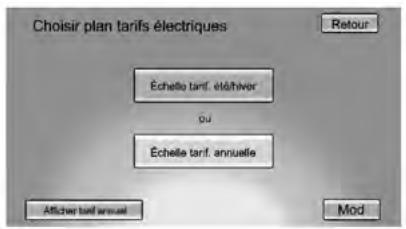 CHEVROLET VOLT - Sélection du plan tarifaire d'électricité - 2
