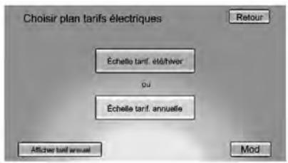 CHEVROLET VOLT 2013 - Sélection du plan tarifaire d'électricité - 2