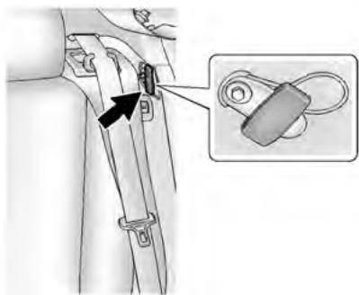 CHEVROLET VOLT 2013 - Guides de comportement de ceinture de sécurité arrêté - 1