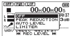 TASCAM DR-05 - Emploi de la fonction de commande de niveau - 2