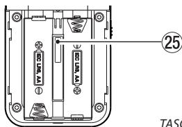 TASCAM DR-05 - Compartiment des piles - 1