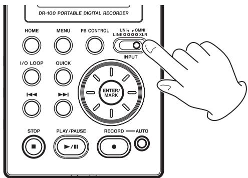 TASCAM DR-100 - Lancer et arrêter l'enregistrement - 1