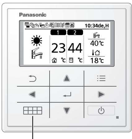 PANASONIC WHMDC07H3E5 - A gyorsmenü használata - 1
