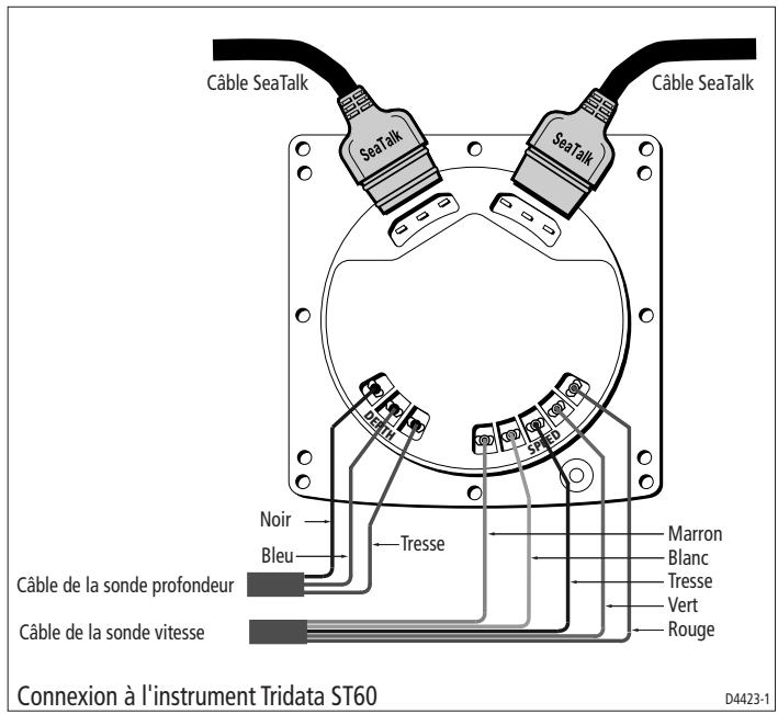 RAYMARINE ST60 - Connexions du signal - 1