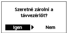 PANASONIC WHMDC16H6E5 - Válassza ezt az ikont a távezérló zárolásához. - 1