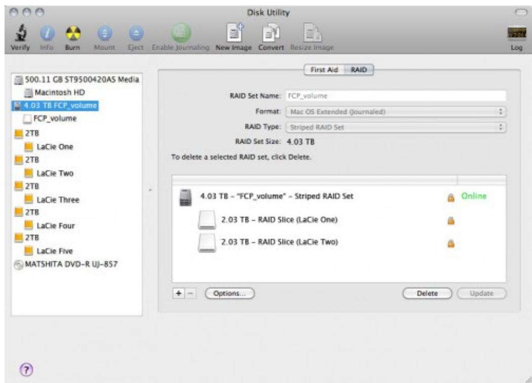 LACIE 5BIG THUNDERBOLT - DELETE A RAID ARRAY - 3