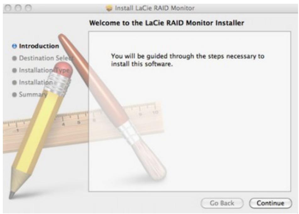 LACIE 5BIG THUNDERBOLT - Click Continue. - 1