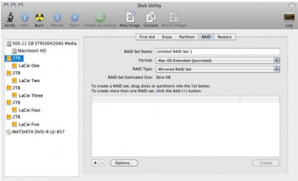 LACIE 5BIG THUNDERBOLT - CREATE A RAID ARRAY - 4