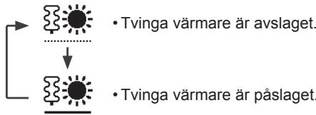 PANASONIC WHMXC09H3E5 - Välj für att tvinga på värmaren. - 1
