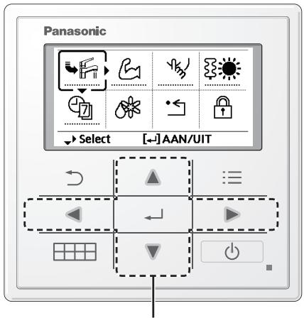 PANASONIC WHMXC09H3E5 - Hoe gezebruikt u het snelmenu - 2