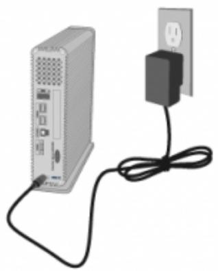 LACIE D2 QUADRA V3 - Étape 1 - connexion du cable d'alimentation - 2