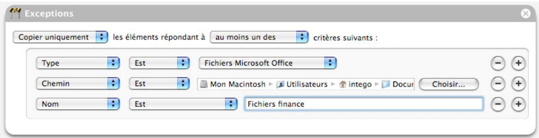 LACIE INTEGO BACKUP ASSISTANT - Exceptions - 3