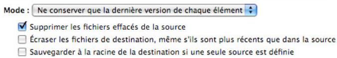 LACIE INTEGO BACKUP ASSISTANT - Options de sauvegarde - 2