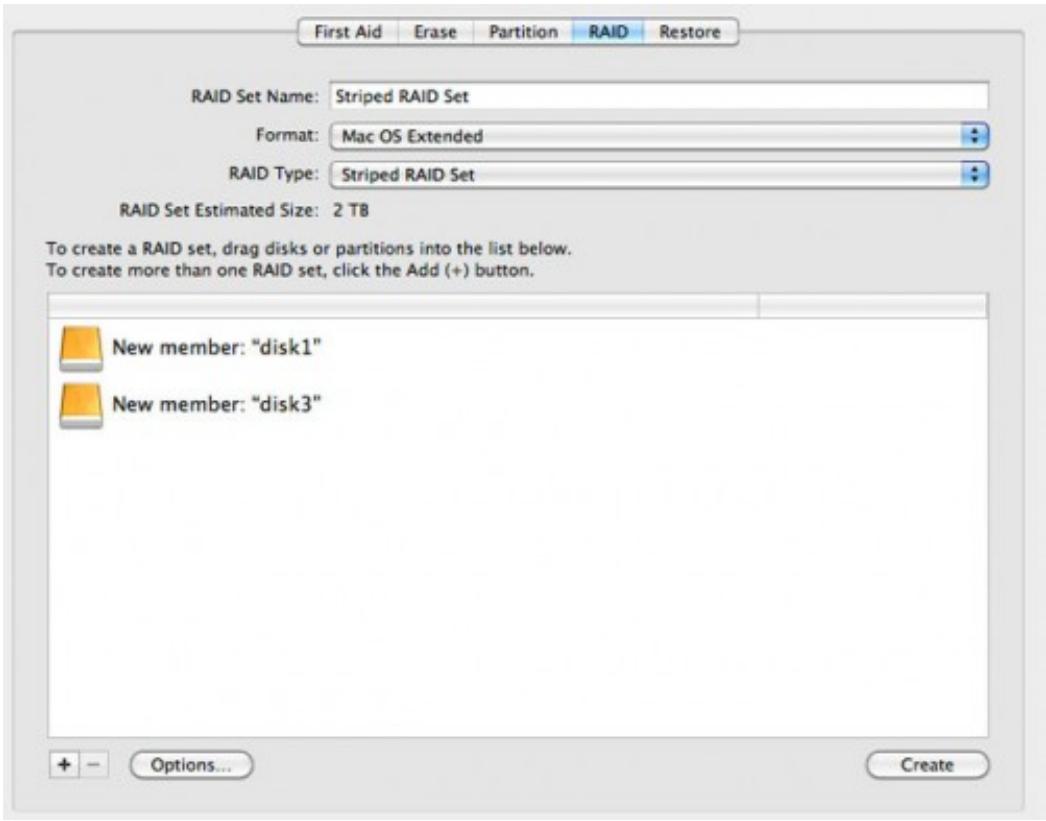 LACIE LITTLE BIG DISK THUNDERBOLT SSD - Configuration d'un JEU RAID - 9