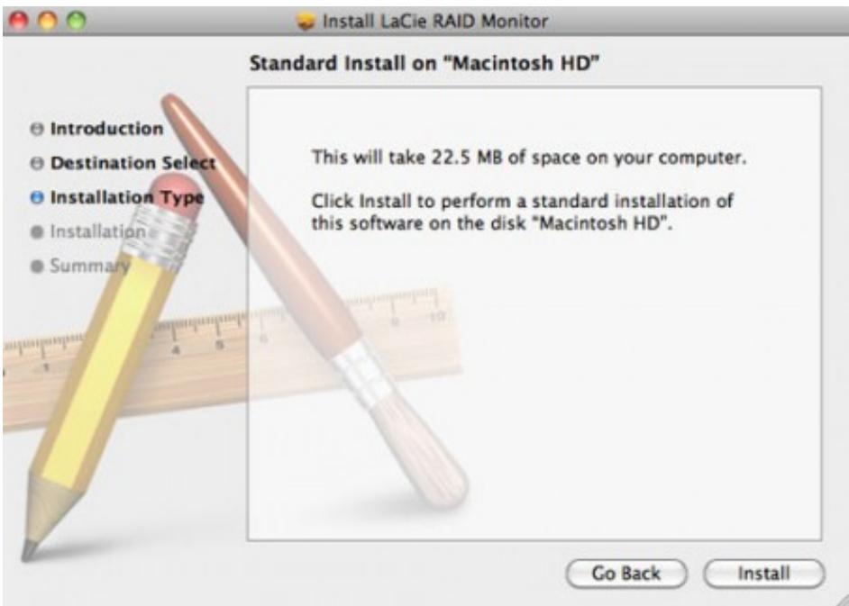 LACIE LITTLE BIG DISK THUNDERBOLT SSD - Installation de lacie RAID monitor - 3