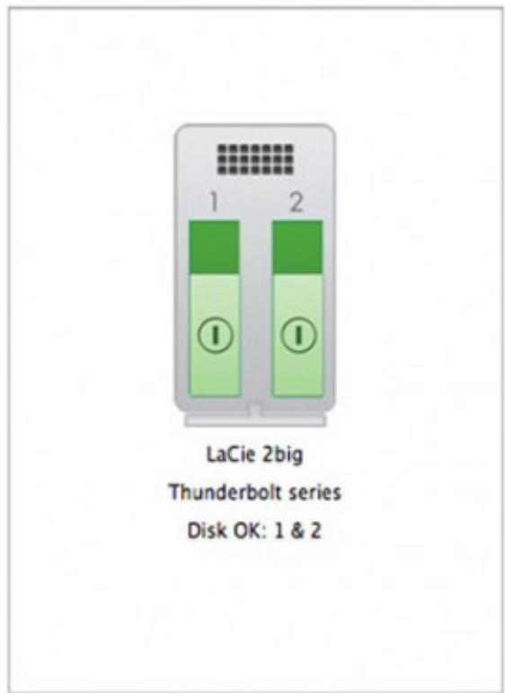 LACIE LITTLE BIG DISK THUNDERBOLT SSD - Utilisation de lacie RAID monitor - 3