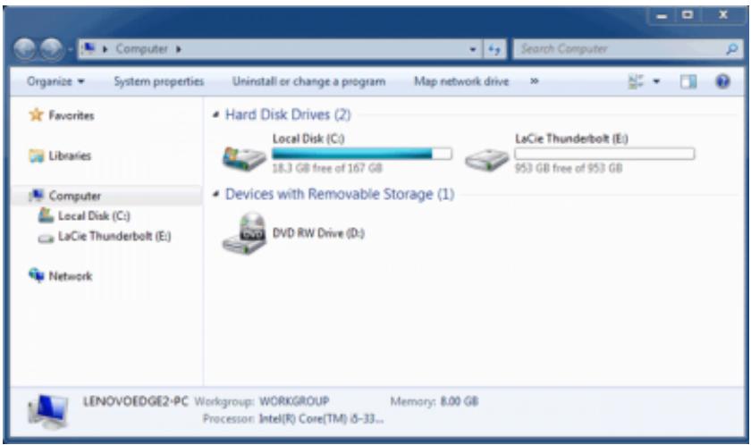LACIE LITTLE BIG DISK THUNDERBOLT SSD - Installation des pilotes (windows uniquement) - 16