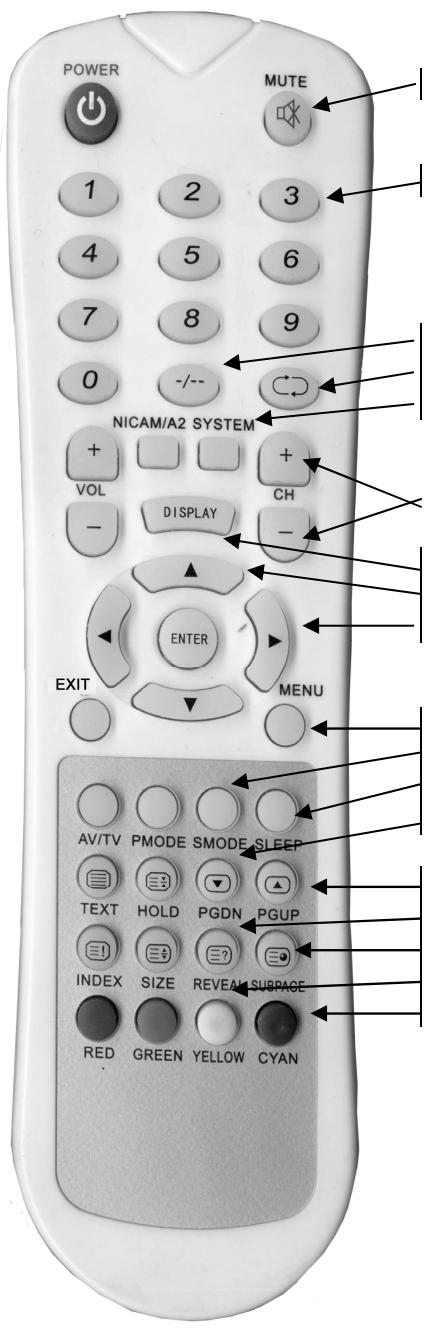 NESX NE-32G - TELECOMMANDE - 1