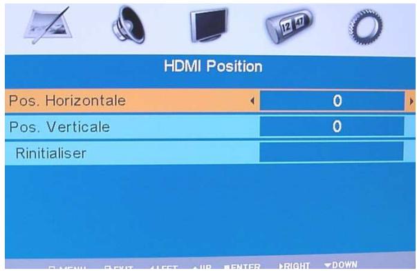 NESX NE-32G - REGLAGES ACCESSIBLES EN MODE HDMI - 2