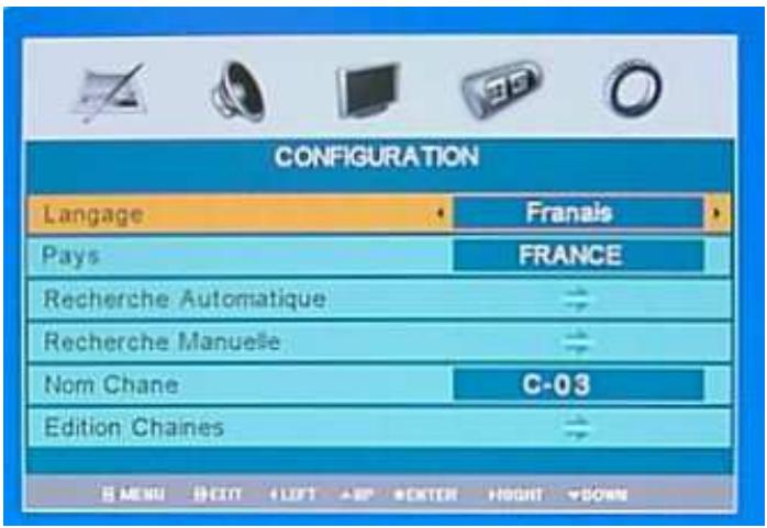 NESX NE-32G - SOUS MENU AUDIO - 3