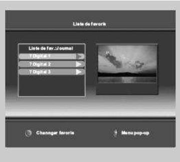 NESX NE-4201 - LISTE DES CANAUX FAVORIS - 1