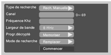 NESX NE-4201 - RECHERCHE DES CANAUX TNT - 1