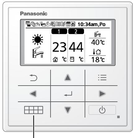 PANASONIC WHMXC16H9E8 - Jak se používa Rychlá nabídka - 1