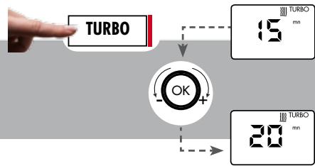 NOIROT MONO-BAIN 2 - - Utilisation de la fonction "TURBO" : - 1