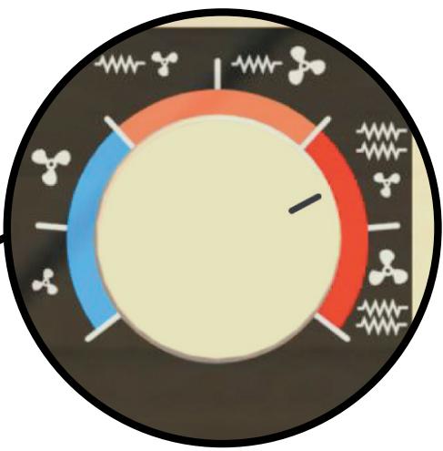 NOIROT RIDEAUX AIR - Sélection de l'allure de fonctionnement : - 2