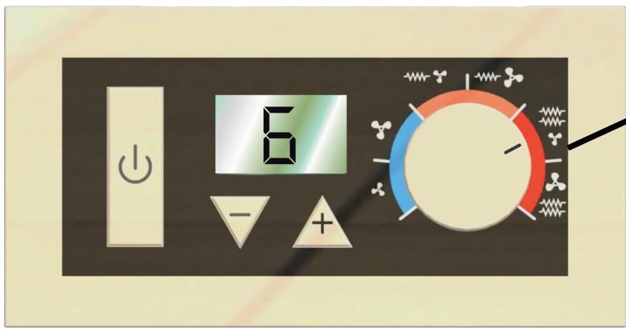 NOIROT RIDEAUX AIR - Sélection de l'allure de fonctionnement : - 1