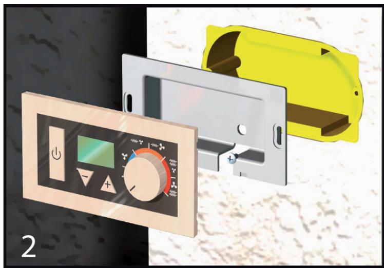 NOIROT RIDEAUX AIR - Montage du boîtier de commande - 2