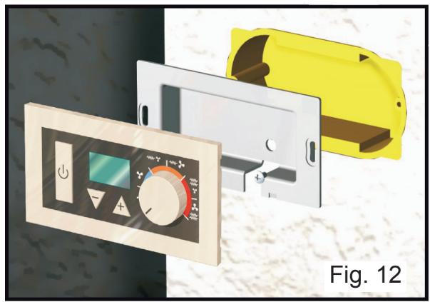 NOIROT RIDEAUX AIR - Montage dans un boîtier d'encastrement   mural standard: - 1