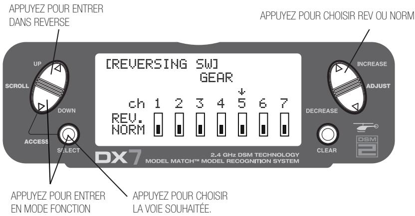 SPEKTRUM DX7 - Pour ajuster le dual rate automatique - 1