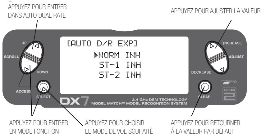 SPEKTRUM DX7 - Dual rate et exponentiel automatiques - 1