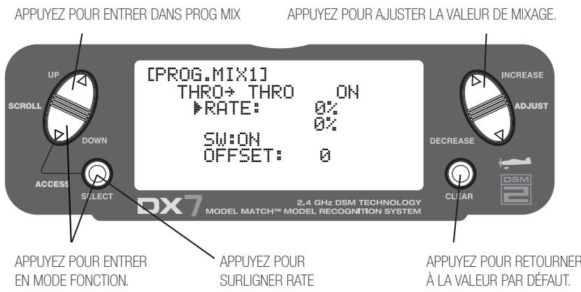 SPEKTRUM DX7 - Assignation des voies - 1