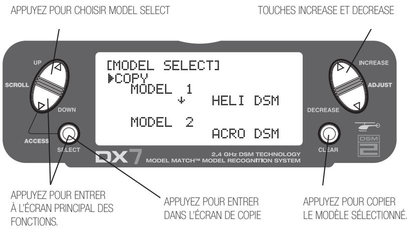 SPEKTRUM DX7 - Appuyez pour entrer en mode fonction. - 1