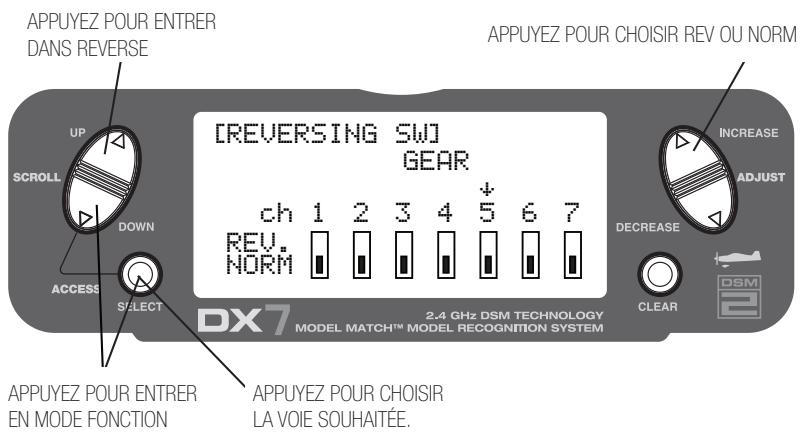 SPEKTRUM DX7 - Pour ajuster l'exponentiel - 1