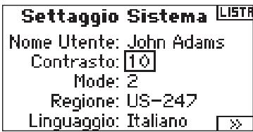 SPEKTRUM DX8 - Per regolare il contrasto - 1