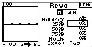 SPEKTRUM DX8 - Einstellen der Kurve - 1