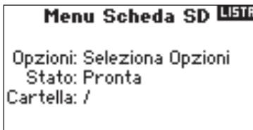 SPEKTRUM DX8 - Per accedere alla funzione Trasferimento SD - 2
