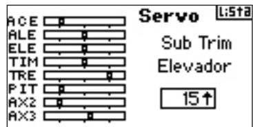 SPEKTRUM DX8 - Acceso a la función de Sub-Trim - 3